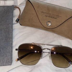 Cucinelli / OP Marsan Japanese Titanum antique pewter/ chrome taupe photo